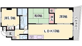 兵庫県姫路市安田４丁目（賃貸マンション3LDK・8階・67.22㎡） その2