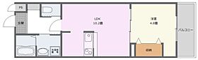 兵庫県姫路市飾磨区西浜町１丁目（賃貸マンション1LDK・1階・41.35㎡） その2