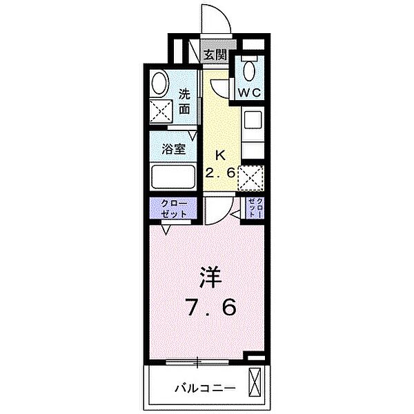 兵庫県姫路市別所町別所(賃貸アパート1K・2階・27.02㎡)の写真 その2