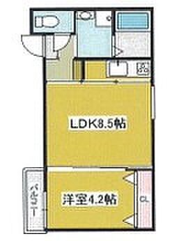 兵庫県加古川市加古川町北在家(賃貸アパート1LDK・3階・30.29㎡)の写真 その2