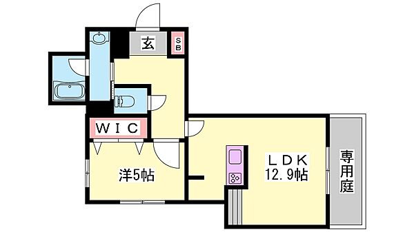 兵庫県姫路市北条口４丁目(賃貸マンション1LDK・3階・47.86㎡)の写真 その2