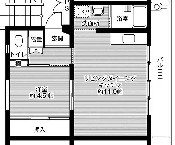 兵庫県加東市沢部(賃貸マンション1LDK・1階・39.83㎡)の写真 その2