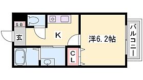 兵庫県加東市喜田１丁目（賃貸アパート1K・1階・24.57㎡） その2