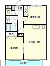 兵庫県姫路市飾磨区清水１丁目（賃貸アパート2LDK・1階・57.74㎡） その2