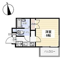 兵庫県姫路市城北新町２丁目（賃貸マンション1K・1階・19.50㎡） その2