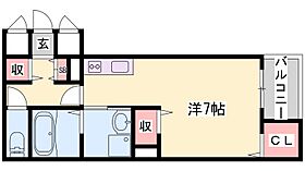 兵庫県姫路市安田４丁目（賃貸マンション1R・3階・34.32㎡） その2