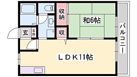 兵庫県姫路市白浜町神田２丁目（賃貸アパート1LDK・2階・40.92㎡） その2