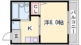 兵庫県姫路市白国４丁目（賃貸アパート1K・2階・18.00㎡） その2