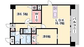 兵庫県姫路市飾磨区思案橋（賃貸マンション2LDK・3階・64.23㎡） その2