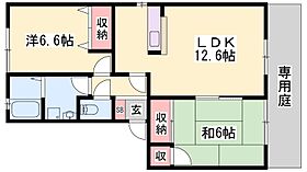 兵庫県相生市汐見台（賃貸アパート2LDK・1階・56.49㎡） その2