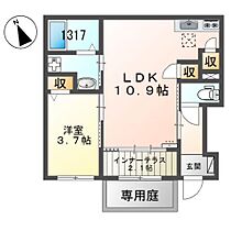 兵庫県姫路市継（賃貸アパート1LDK・1階・40.83㎡） その2