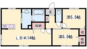 兵庫県姫路市砥堀（賃貸アパート2LDK・1階・53.66㎡） その2