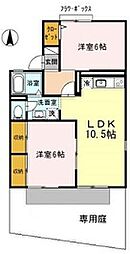 ビラ国分寺　B棟 2階/B102