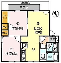 サニーハイツ田寺 A棟 1階