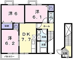 Ｓｅｔｔｌｅ城西 2階/201