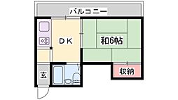 間取図画像 1DK