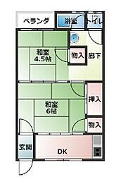 城北ハイツ 2階