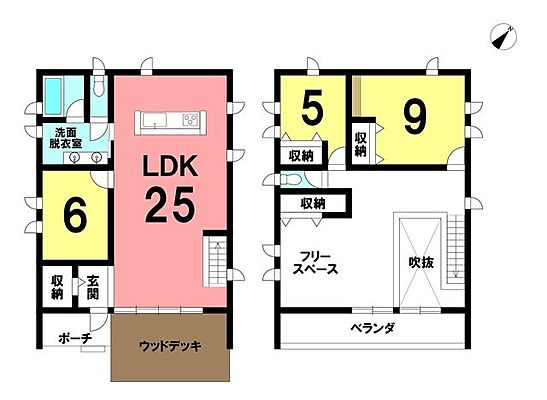 間取り 中古戸建　西白山台2丁目