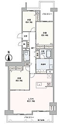 シーサイドももちヴェルデコート6番館 3LDKの間取図画像