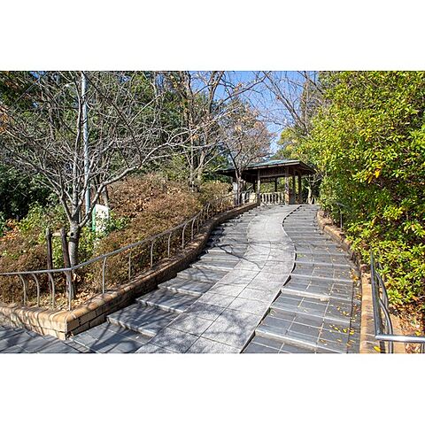 公園「水晶山緑地まで248ｍ」