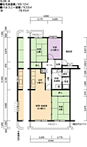 URアーバンドゥエル平針  ｜ 愛知県名古屋市天白区平針1丁目（賃貸マンション3LDK・3階・69.12㎡） その2