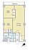 間取り：2LDK、専有面積69.43m2南東向きのお部屋です。