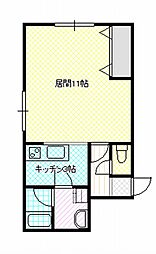 エーコー第5ビル ワンルームの間取図画像