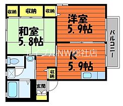 岡山県倉敷市玉島長尾（賃貸アパート2K・2階・43.75㎡） その2