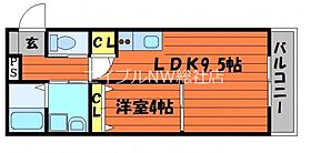 岡山県総社市中央1丁目（賃貸アパート1LDK・3階・36.79㎡） その2