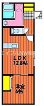 岡山県倉敷市中庄（賃貸アパート1LDK・1階・40.48㎡） その2