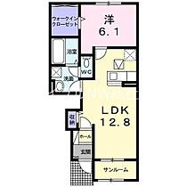 岡山県倉敷市東塚3丁目（賃貸アパート1LDK・1階・50.16㎡） その2