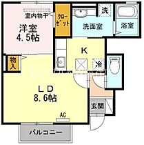 岡山県倉敷市西阿知町西原（賃貸アパート1LDK・1階・40.36㎡） その2