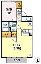 岡山県倉敷市片島町（賃貸アパート1LDK・1階・50.39㎡） その2