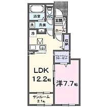 岡山県倉敷市大内（賃貸アパート1LDK・1階・50.14㎡） その2