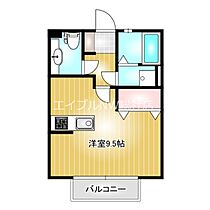 岡山県倉敷市宮前（賃貸アパート1R・1階・29.01㎡） その2