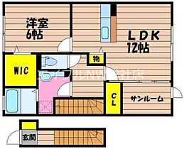 岡山県総社市中原（賃貸アパート1LDK・2階・58.77㎡） その2