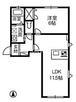 岡山県倉敷市西阿知町（賃貸アパート1LDK・1階・40.16㎡） その2