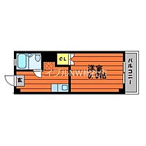 岡山県倉敷市笹沖（賃貸アパート1K・3階・20.16㎡） その2