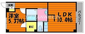 岡山県倉敷市鶴形1丁目（賃貸アパート1LDK・2階・40.12㎡） その2