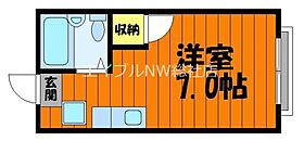 岡山県倉敷市徳芳（賃貸アパート1R・1階・18.15㎡） その2