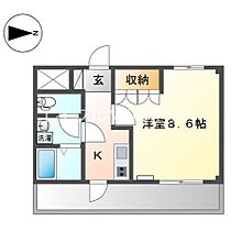 岡山県倉敷市玉島長尾（賃貸アパート1K・1階・28.56㎡） その2