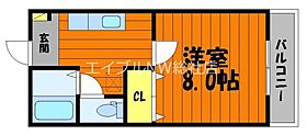 岡山県倉敷市中庄（賃貸アパート1K・1階・23.00㎡） その2