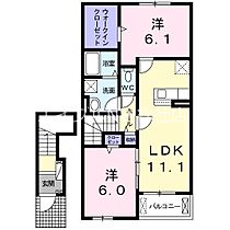 岡山県倉敷市玉島乙島（賃貸アパート2LDK・2階・58.64㎡） その2