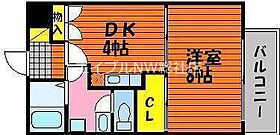 岡山県倉敷市中庄（賃貸マンション1K・4階・29.20㎡） その2