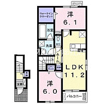 岡山県倉敷市玉島上成（賃貸アパート2LDK・2階・56.58㎡） その2