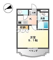 岡山県倉敷市八王寺町（賃貸アパート1K・2階・30.00㎡） その2