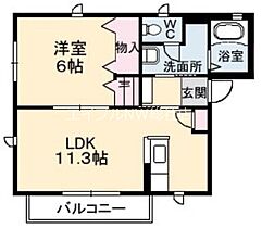 岡山県倉敷市中島（賃貸アパート1LDK・2階・42.78㎡） その2