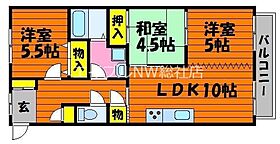 岡山県倉敷市児島赤崎1丁目（賃貸アパート3LDK・2階・60.91㎡） その2