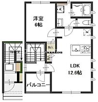 岡山県倉敷市堀南（賃貸アパート1LDK・2階・44.91㎡） その2