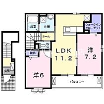 岡山県倉敷市酒津（賃貸アパート2LDK・2階・59.13㎡） その2